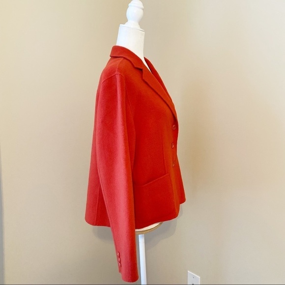 Pendleton Merino Wool Button Front Rust Blazer - Large - Picture 2 of 15